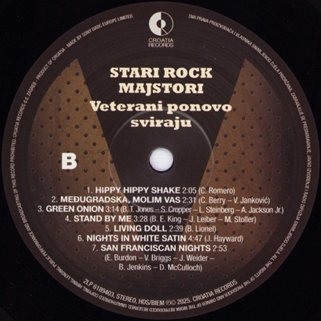 Stari Rock Majstori LP Veterani Ponovo Sviraju label B