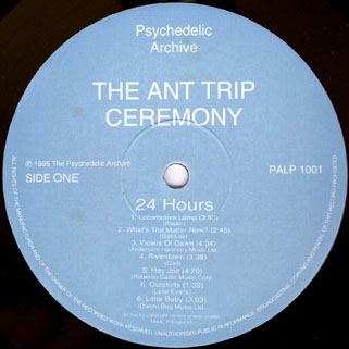 ant trip ceremony lp psychedelic archive label 1