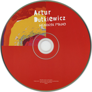 Artur Dutkiewicz CD Hendrix Piano label