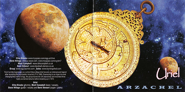 arzachel cd arzachiel by uriel, egg archive uk 2007 booklet 1