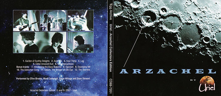arzachel cd arzachiel by uriel, egg archive uk 2007 cover out