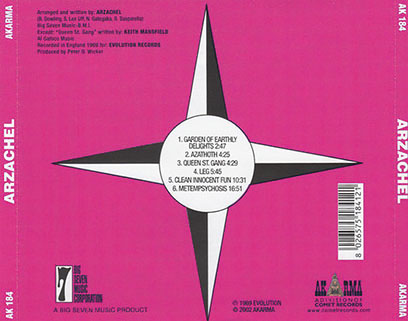 arzachel cd akarma pink ak 184 russia 2002 tray
