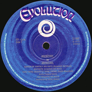 arzachel lp same evolution third release 1970 label 1