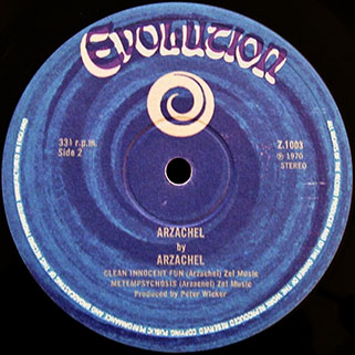 arzachel lp same evolution third release 1970 label 2