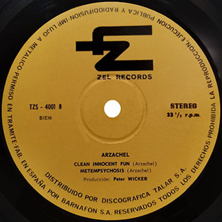 arzachel lp same zel spain 1970 label 2