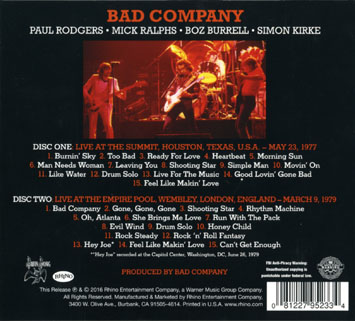 bad company live 1977 1979 back cover