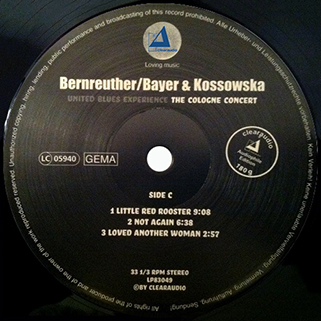 Bernreuther Bayer Kossowska LP United Blues Experience label C