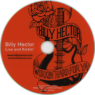 Billy Hector DVD Live and Kickin' label