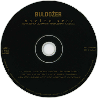 buldozer 9 cd box lik i djelo cd 8 nevino srce label