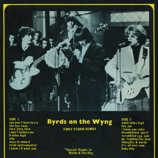byrds on the wyng back cover