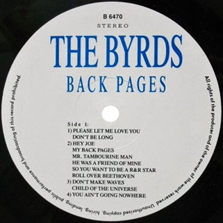 byrds lp back pages label 1