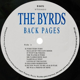 byrds lp back pages label 2
