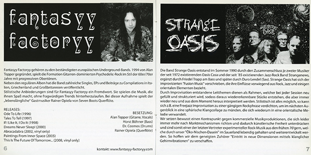 Chris Hyde and Fantasyy Factoryy CD Krautschock booklet 4