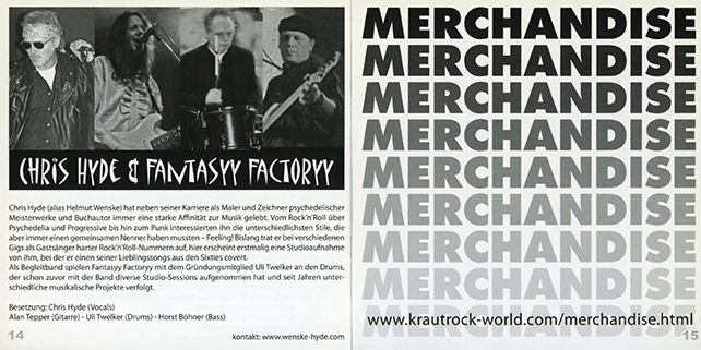 Chris Hyde and Fantasyy Factoryy CD Krautschock booklet 8