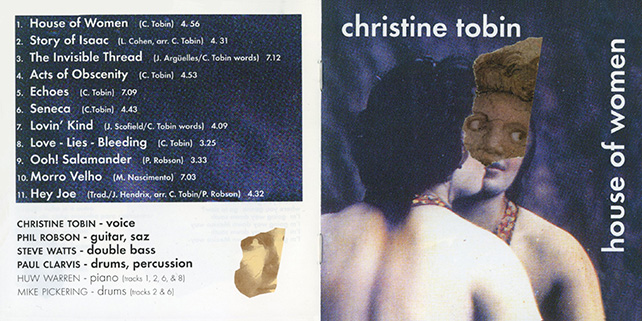 Christine Tobin CD house of women booklet 1