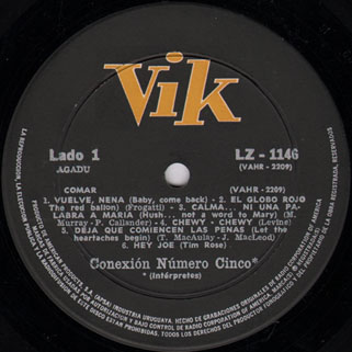 conexion numero cinco lp same uruguay label 1