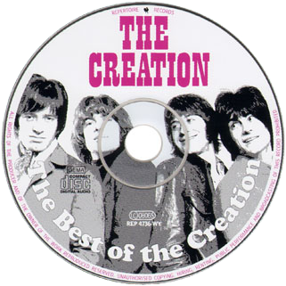 creaton the best of cd label