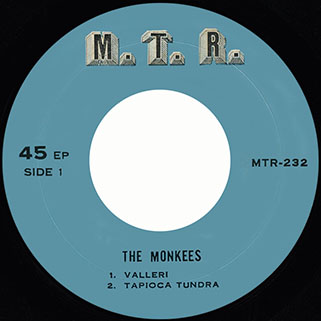 cryan's shames ep the monkees / sugar and spice mtr 232 thailand label 1