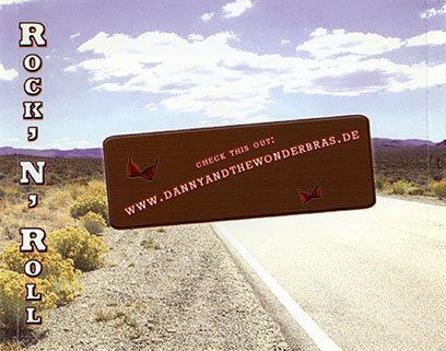 danny and the wonderbras cd end of the road tray in