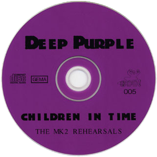 deep purple cd children in time label