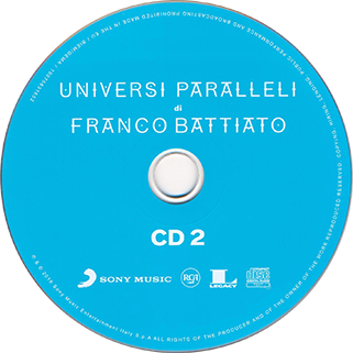 franco battiato cd universali paralleli label 2