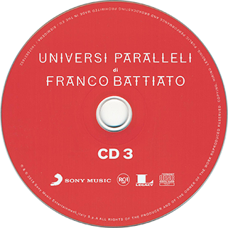 franco battiato cd universali paralleli label 3
