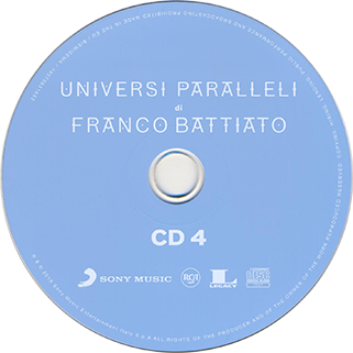 franco battiato cd universali paralleli label 4