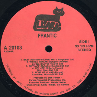 frantic lp conception label 1