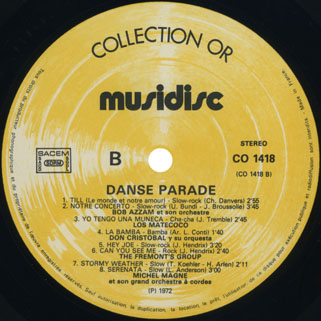 fremont's group danse parade musidisc label 2