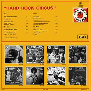 hard rock circus lp same decca france back cover