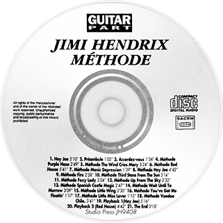 Jean Jacques Rébillard 1994 CD Jimi Hendrix label