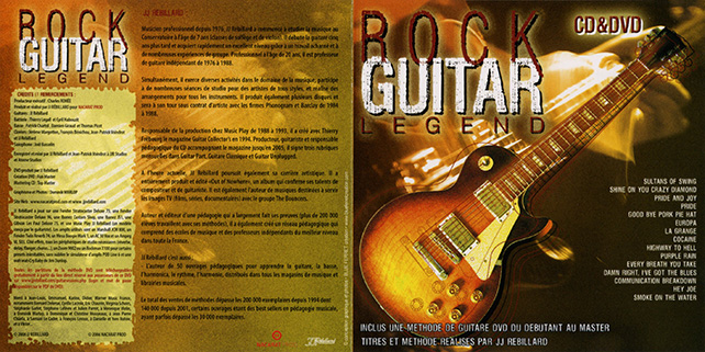Jean Jacques Rébillard 2006 CD DVD Rock Guitar Legend cover out