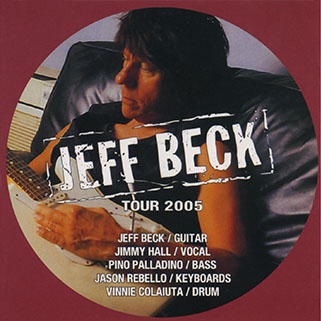 jeff beck cd cold front london sapporo 2005 cover back