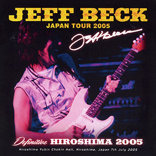 jeff beck cd definitive hiroshima 2005 front