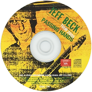 jeff beck osaka july 8,2005 cd passing hands label 2