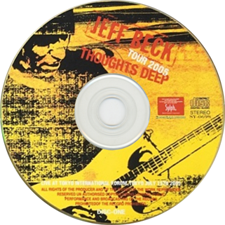 jeff beck tokyo july 15, 2005 cd thoughts deep label 1