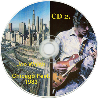 joe walsh cd at chicago fest 1983 original label 2