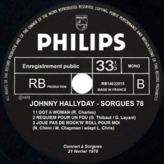 johnny sorgues 1978 label b