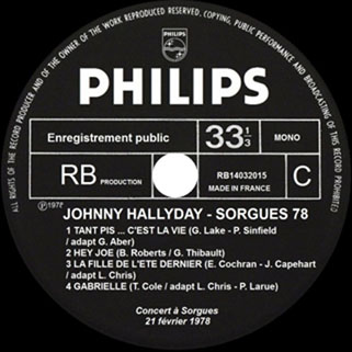johnny sorgues 1978 label c