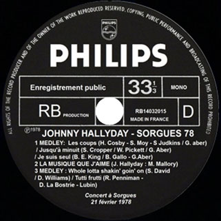 johnny sorgues 1978 label d