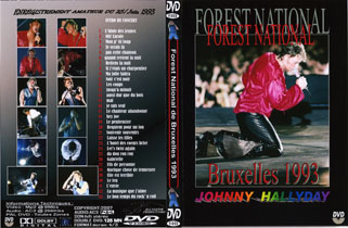 johnny hallyday dvd brussels 1993 06 25 front