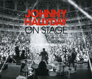 johnny hallyday cd on stage front