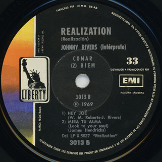 johnny rivers ep realization liberty 3093 label 2