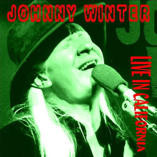 johnny winter cd live in california front