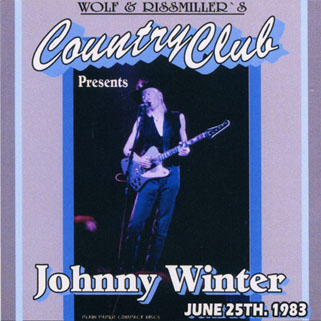 johnny winter cd country club front