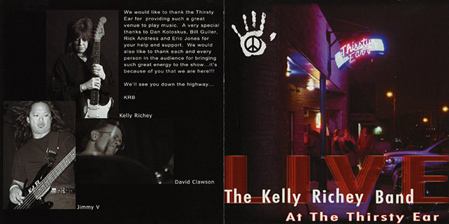 Kelly Richey Band CD at Thirsty Ear cover out