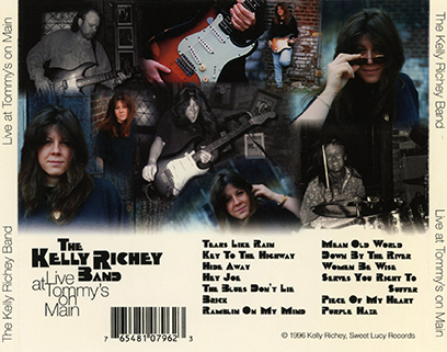 Kelly Richey Band CD at Tommy's on Main tray