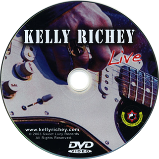 Kelly Richey Band DVD Live at Club Cafe, Pittsburgh, 2003 label