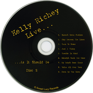 Kelly Richey CD As It Should Be label 2