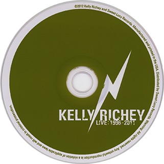 Kelly Richey CD Live 1996-2011 label